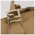 FENDI Tote Bag aus Leder 2 in 1 beige gold Auth ep12126 Golden - Ansicht 10