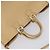 FENDI Tote Bag aus Leder 2 in 1 beige gold Auth ep12126 Golden - Ansicht 6