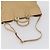FENDI Tote Bag aus Leder 2 in 1 beige gold Auth ep12126 Golden - Ansicht 7