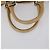 FENDI Tote Bag aus Leder 2 in 1 beige gold Auth ep12126 Golden - Ansicht 8