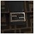 Borsa a Spalla FENDI Baguette in Tela Zucca Nera Marrone Argento Auth 146069M Nero - vista 16