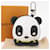 LOUIS VUITTON Monogram Bag Charm L Panda Charm White Black M03397 Auth 155958SM  - view 12
