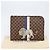 LOUIS VUITTON Pochette Jules GM Damier Savannah Borsa Clutch N63345 LV Auth ti3498 Damier ebene - vista 12