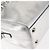 SAINT LAURENT Bolsa Mini Boston Baby Duffel em Couro Prata Auth bs29986 - vista 12