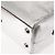 SAINT LAURENT Bolsa Mini Boston Baby Duffel em Couro Prata Auth bs29986 - vista 13