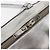SAINT LAURENT Bolsa Mini Boston Baby Duffel em Couro Prata Auth bs29986 - vista 16