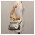 SAINT LAURENT Bolsa Mini Boston Baby Duffel em Couro Prata Auth bs29986 - vista 23