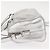 SAINT LAURENT Bolsa Mini Boston Baby Duffel em Couro Prata Auth bs29986 - vista 5