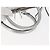 SAINT LAURENT Bolsa Mini Boston Baby Duffel em Couro Prata Auth bs29986 - vista 7
