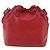 Noe LOUIS VUITTON Borsa a Spalla Petit Noé Epi Rossa M44107 LV Auth BA6525 Rosso - vista 13
