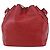 Noe LOUIS VUITTON Borsa a Spalla Petit Noé Epi Rossa M44107 LV Auth BA6525 Rosso - vista 2