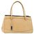 GUCCI Handtasche aus Leder Beige Silber Authentisch ep12377