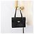 Borsa a mano Christian Dior in pelle nera e oro Auth ep12247 Nero D'oro - vista 24