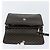 Céline Clutch in tela Macadam CELINE in pelle PVC nera e oro Auth 153735 Nero D'oro - vista 12