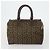 Céline Borsa a mano CELINE C Sulky in pelle 2 pezzi marrone nero Auth 151808 - vista 3
