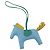Hermès HERMES Rodeo Charm MM Charm Leder Hellblau Auth 157414SAM