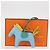 Hermès HERMES Rodeo Charm MM Charm Leder Hellblau Auth 157414SAM - Ansicht 10