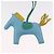 Hermès HERMES Rodeo Charm MM Charm Leder Hellblau Auth 157414SAM - Ansicht 4