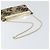 Borsa a Spalla in Pelle Jimmy Choo Chain Beige Nera Auth BA8789 Nero - vista 7