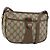 Borsa Sherry Line GG Supreme Web di GUCCI in PVC beige e oro 89 02 032 Auth BA8907 D'oro