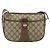Borsa Sherry Line GG Supreme Web di GUCCI in PVC beige e oro 89 02 032 Auth BA8907 D'oro - vista 2