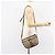 Borsa Sherry Line GG Supreme Web di GUCCI in PVC beige e oro 89 02 032 Auth BA8907 D'oro - vista 24