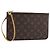 LOUIS VUITTON Monogram Neverfull MM Pouch Accesorio Pouch LV Auth BA8844 Monograma
