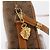 Gucci Borsa a Spalla Micro GG Supreme PVC Beige Oro 007 1112 63 Auth BA8906 D'oro - vista 14