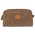 Gucci Borsa a Spalla Micro GG Supreme PVC Beige Oro 007 1112 63 Auth BA8906 D'oro - vista 2