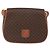Céline Borsa a Spalla in Tela Macadam CELINE in Pelle PVC Marrone Oro Auth 151753 D'oro - vista 13