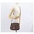 Céline Borsa a Spalla in Tela Macadam CELINE in Pelle PVC Marrone Oro Auth 151753 D'oro - vista 22