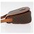 Céline Borsa a Spalla in Tela Macadam CELINE in Pelle PVC Marrone Oro Auth 151753 D'oro - vista 4