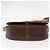 Céline Borsa a Spalla in Tela Macadam CELINE in Pelle PVC Marrone Oro Auth 151753 D'oro - vista 5