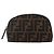 Borsa a mano in tela Zucca FENDI Nera Marrone Auth 154968 Nero - vista 13