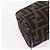 Borsa a mano in tela Zucca FENDI Nera Marrone Auth 154968 Nero - vista 15
