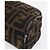 Borsa a mano in tela Zucca FENDI Nera Marrone Auth 154968 Nero - vista 7