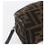 Borsa a mano in tela Zucca FENDI Nera Marrone Auth 154968 Nero - vista 8