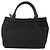 Borsa a mano Salvatore Ferragamo in nylon smaltato 2 in 1 nera Auth BA8225 - vista 2