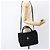 Borsa a mano Salvatore Ferragamo in nylon smaltato 2 in 1 nera Auth BA8225 - vista 27