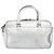 SAINT LAURENT Borsa a mano in pelle 2 vie Argento 297957 Auth bs31199 - vista 13