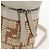 FENDI Zucca Canvas Flaschenhalter Tasche Strohhut 2-Wege Silber Braun Auth 142983SAV - Ansicht 21