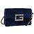 Borsa a Spalla GUCCI Velluto Blu Oro 544242 Auth ka591V D'oro