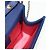 Borsa a Spalla GUCCI Velluto Blu Oro 544242 Auth ka591V D'oro - vista 21
