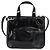 Borsa a Mano GUCCI Soho Smalto 2 vie Nero Argento 000 1013 0504 Auth th6522 - vista 13