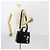 Borsa a Mano GUCCI Soho Smalto 2 vie Nero Argento 000 1013 0504 Auth th6522 - vista 23