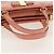 Borsa a mano in pelle Salvatore Ferragamo Vala 2 in 1 Rosa Oro Auth am9917V - vista 7