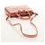 Borsa a mano in pelle Salvatore Ferragamo Vala 2 in 1 Rosa Oro Auth am9917V - vista 8