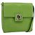 Céline Borsa a Spalla Circle in Pelle Oro Verde Chiaro Auth 156219V D'oro