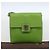 Céline Borsa a Spalla Circle in Pelle Oro Verde Chiaro Auth 156219V D'oro - vista 12