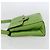 Céline Borsa a Spalla Circle in Pelle Oro Verde Chiaro Auth 156219V D'oro - vista 3